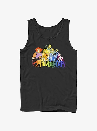 ThunderCats Rainbow Group Pose Pride Tank