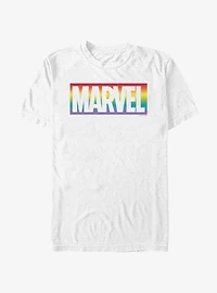 Marvel Avengers Rainbow Logo Pride T-Shirt