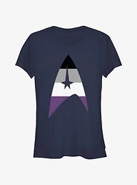 Star Trek Asexual Flag Logo Pride T-Shirt