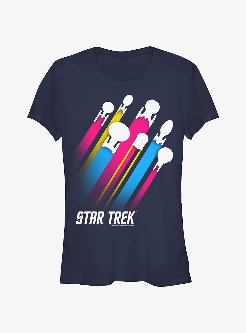 Star Trek Pansexual Flag Streaks Pride T-Shirt