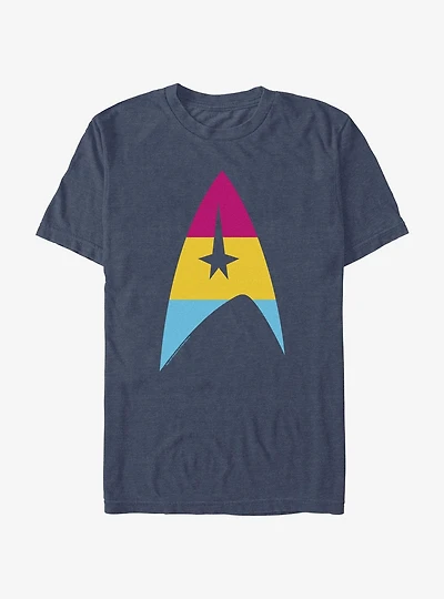 Star Trek Pansexual Flag Logo Pride T-Shirt