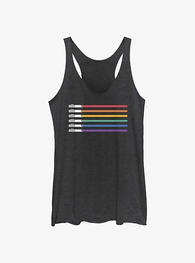 Star Wars Lightsaber Pride Flag Tank
