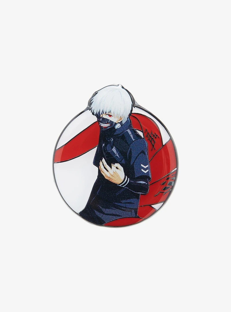 Tokyo Ghoul Ken Kaneki Circular Enamel Pin - BoxLunch Exclusive