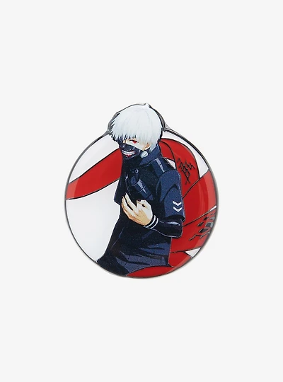 Tokyo Ghoul Ken Kaneki Circular Enamel Pin - BoxLunch Exclusive