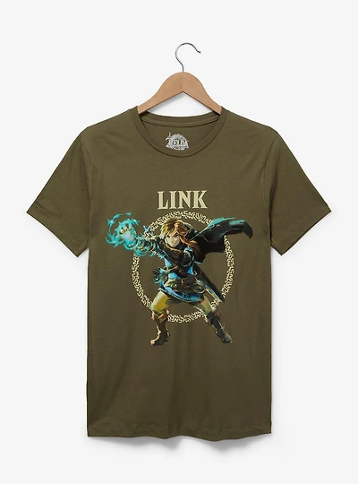 Nintendo the Legend of Zelda: Tears Kingdom Link T-Shirt — BoxLunch Exclusive