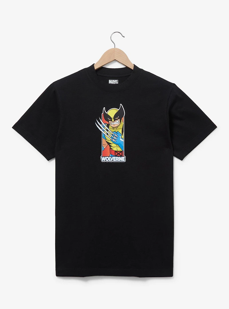 Marvel X-Men Wolverine Cartoon Portrait T-Shirt - BoxLunch Exclusive