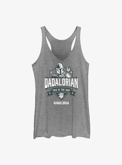 Star Wars The Mandalorian Dadalorian Way Crest Girls Tank