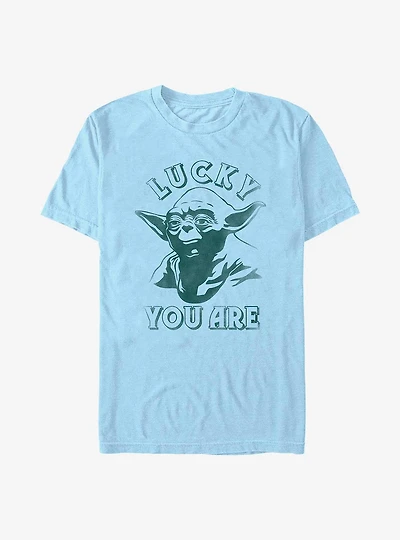 Star Wars Lucky You Are Yoda T-Shirt
