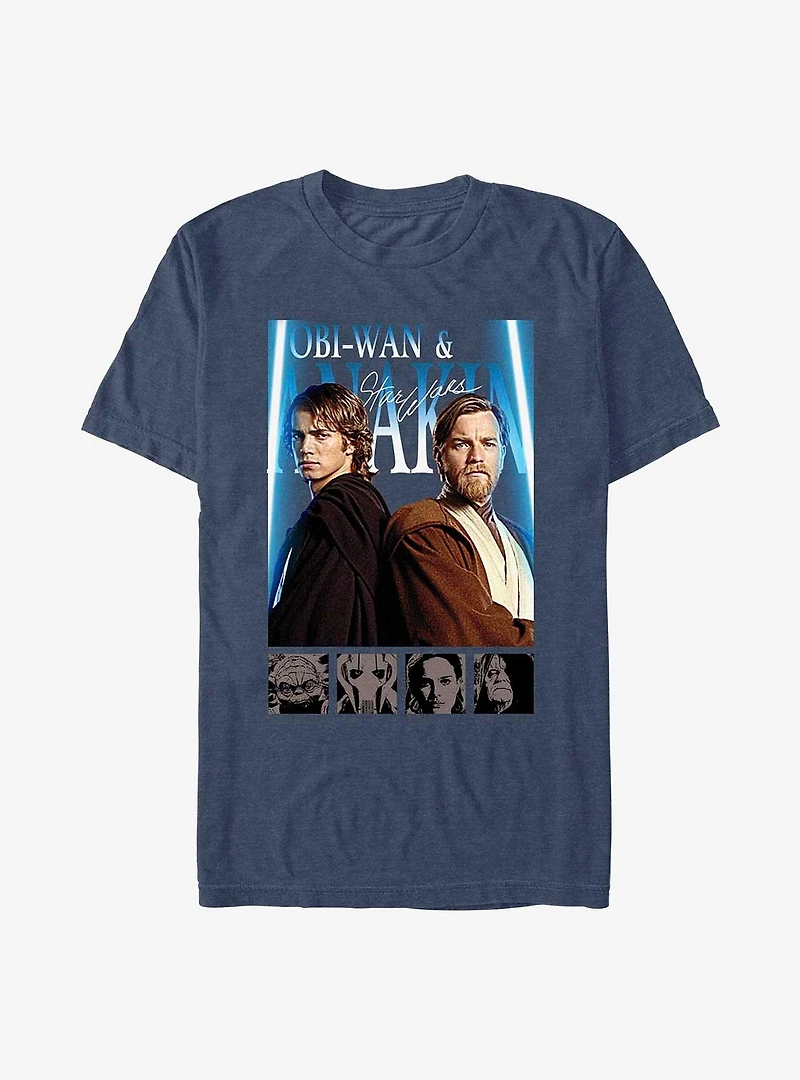 Star Wars Episode III: Revenge Of The Sith Obi-Wan Kenobi and Anakin Skywalker Poster T-Shirt
