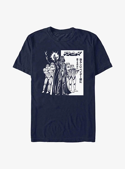 Star Wars Manga Style Vader and His Troopers T-Shirt