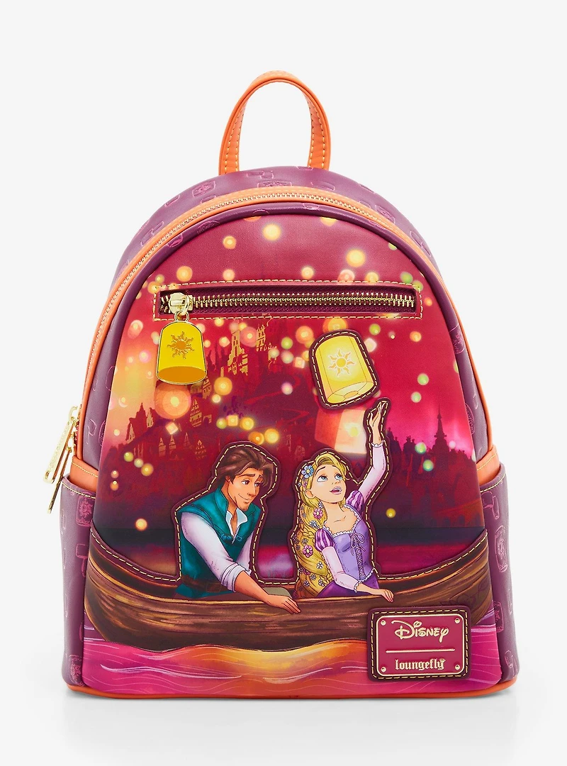 Loungefly Disney Tangled Rapunzel & Flynn Boat Scene Glow-in-the-Dark Mini Backpack - BoxLunch Exclusive