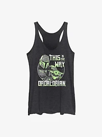 Star Wars The Mandalorian Dadalorian Way Womens Tank Top