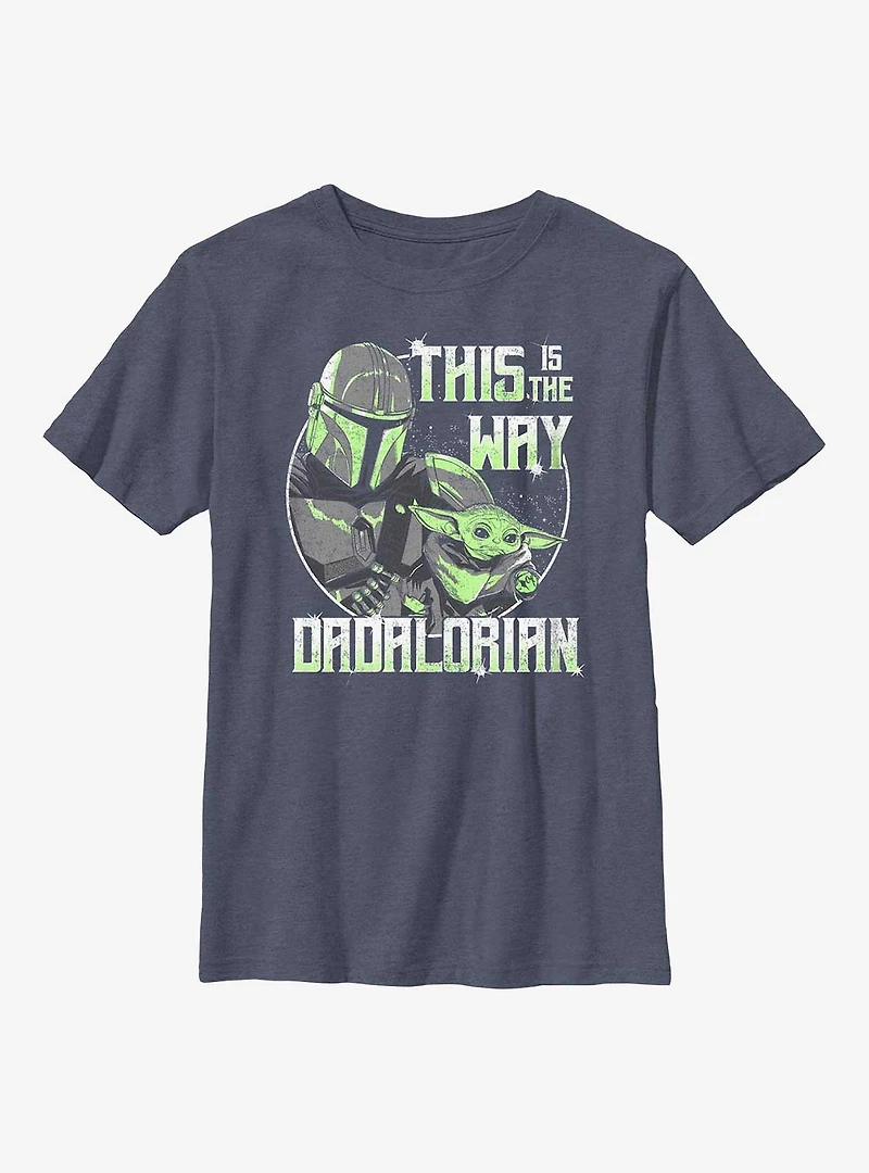 Star Wars The Mandalorian Dadalorian Way Youth T-Shirt
