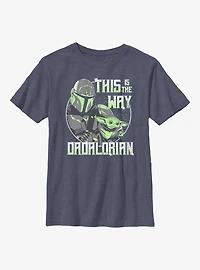 Star Wars The Mandalorian Dadalorian Way Youth T-Shirt