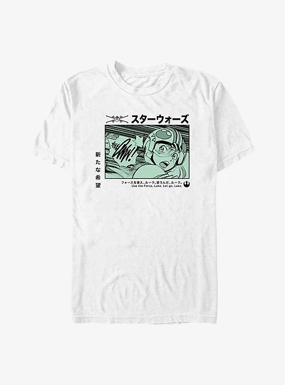 Star Wars Anime Panel Luke T-Shirt