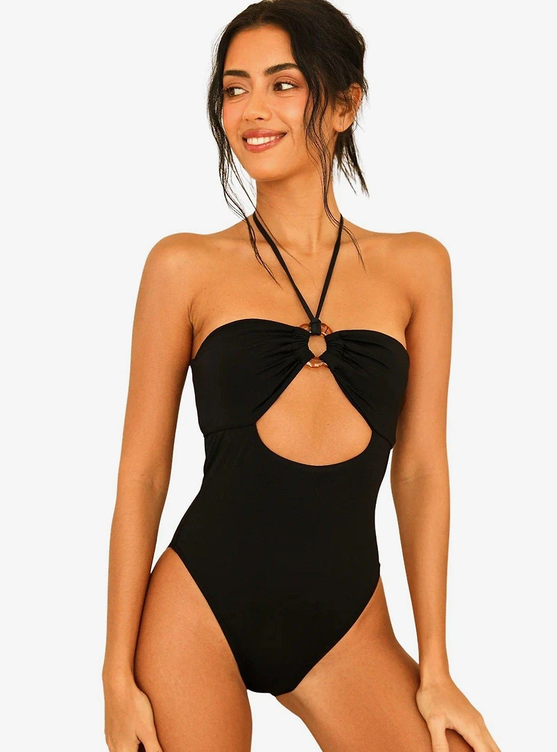 Dippin' Daisy's Wave Rider Swim One Piece Black