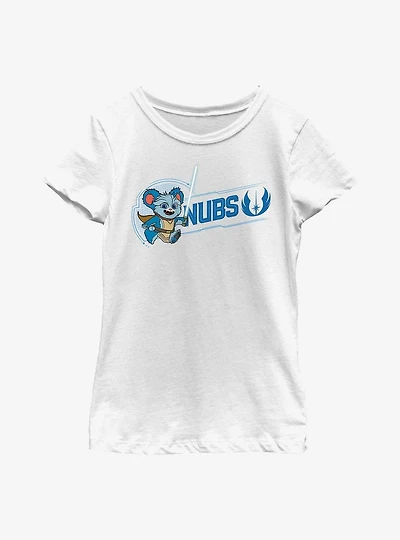 Star Wars: Young Jedi Adventures Nubs Badge Youth Girls T-Shirt