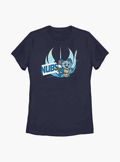 Star Wars: Young Jedi Adventures Nubs Rebel Symbol Womens T-Shirt