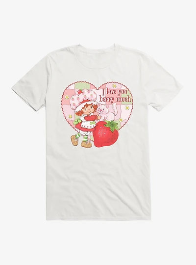 Strawberry Shortcake & Custard I Love You Berry Much T-Shirt