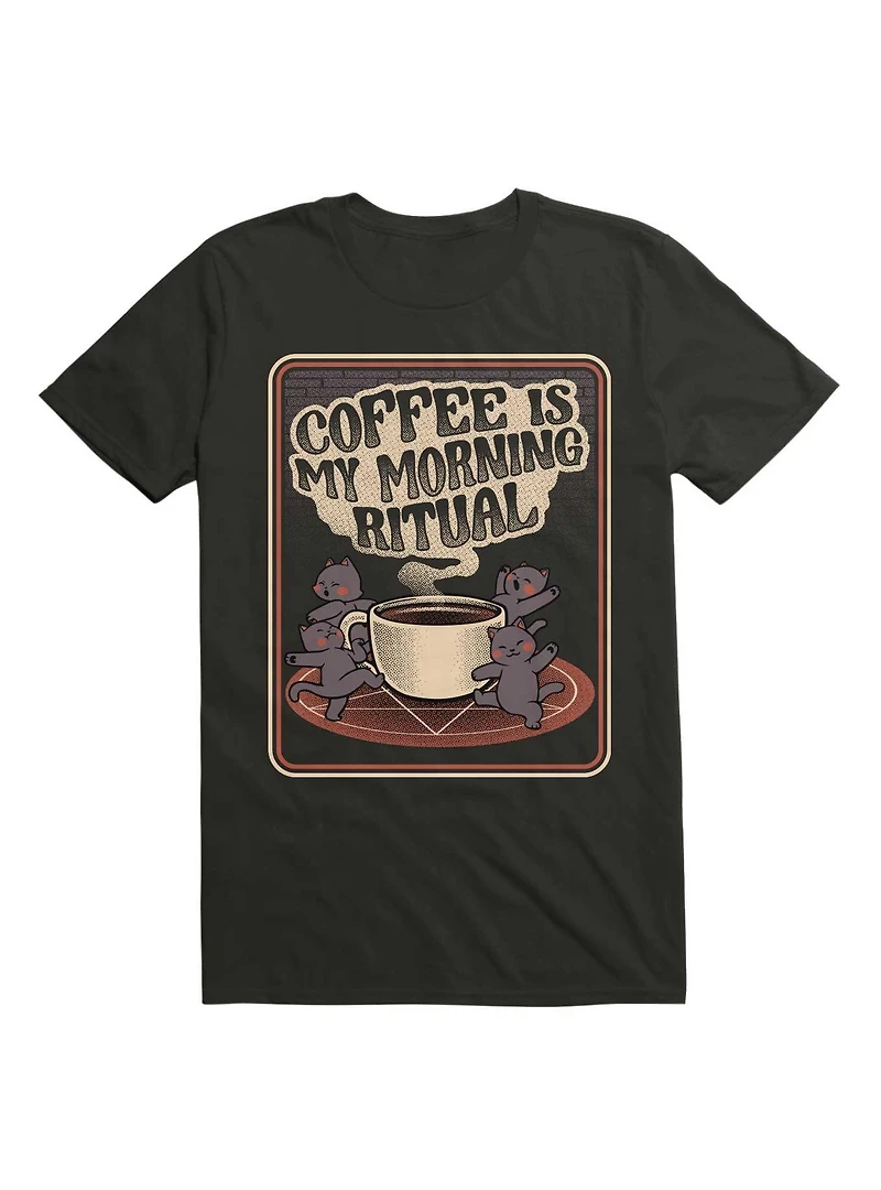 Coffee Is My Morning Ritual Cats T-Shirt
