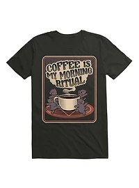 Coffee Is My Morning Ritual Cats T-Shirt
