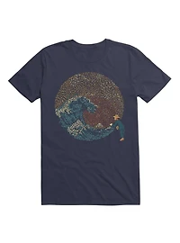 Kanagawa Wave Starry Night T-Shirt
