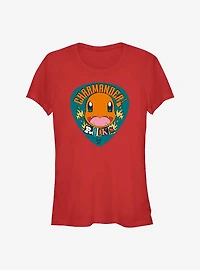 Pokemon Charmander Rocks Girls T-Shirt