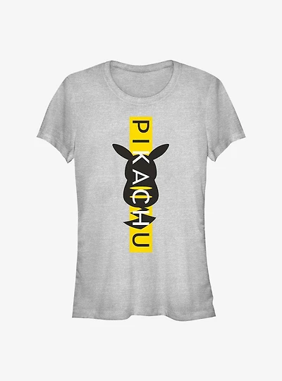 Pokemon Pikachu Vertical Type Girls T-Shirt