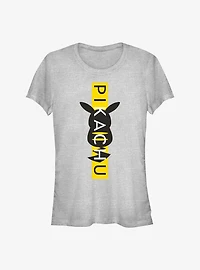 Pokemon Pikachu Vertical Type Girls T-Shirt