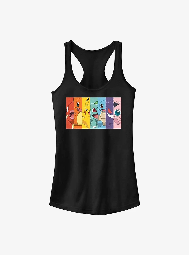 Pokemon Generation 1 Rainbow Girls Tank Top