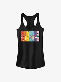 Pokemon Generation 1 Rainbow Girls Tank Top