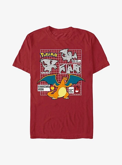 Pokemon Charizard Fire Type T-Shirt