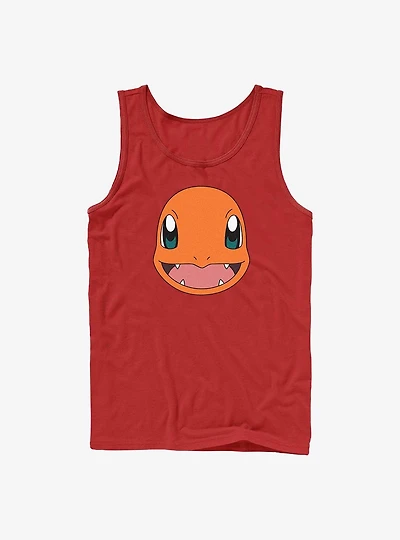 Pokemon Charmander Face Tank Top