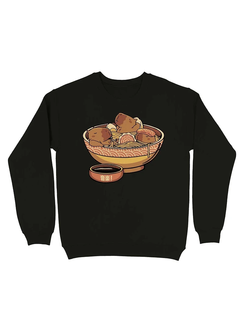 Capybara Cute Ramen Sweatshirt