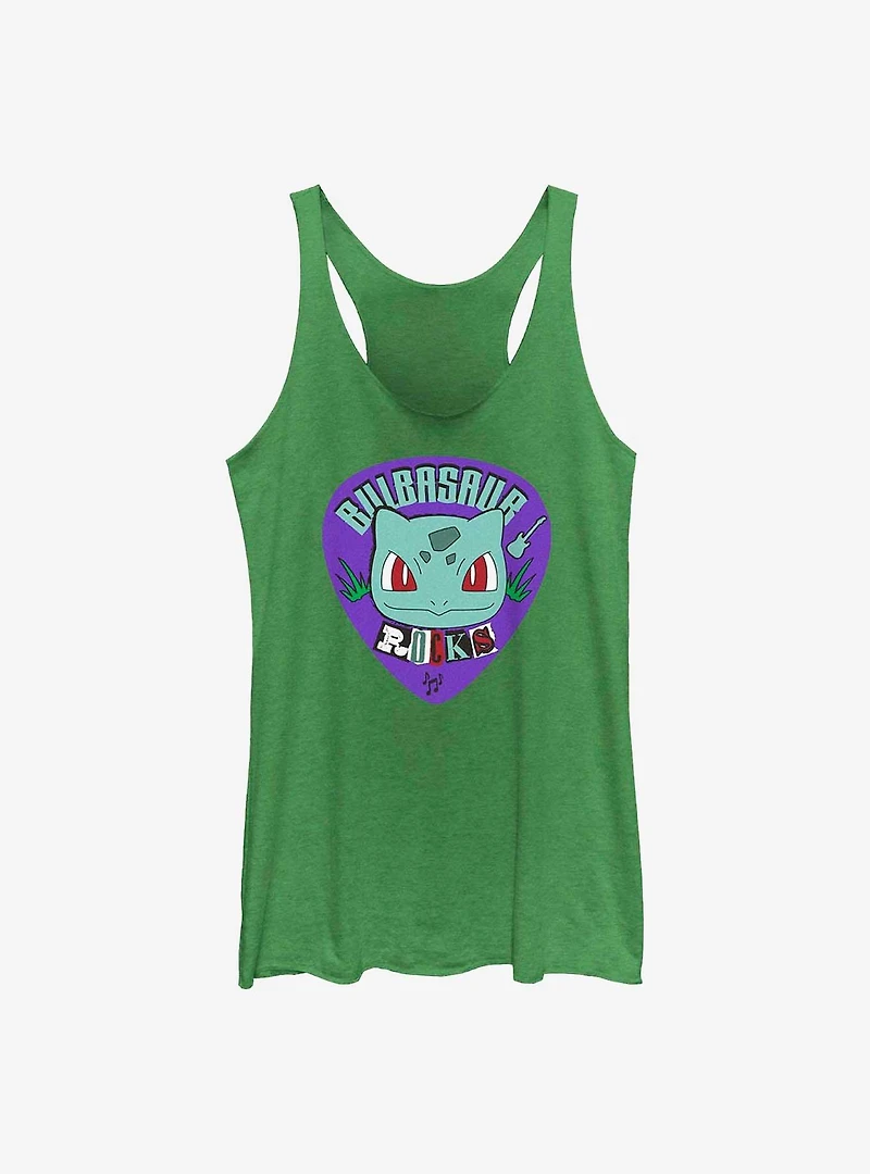 Pokemon Bulbasaur Rocks Womens Tank Top