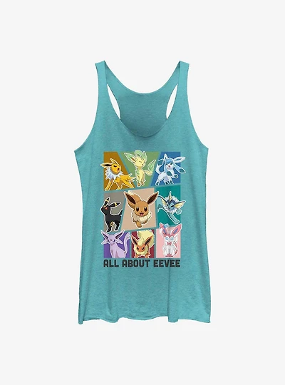 Pokemon All About Eevee Womens Tank Top