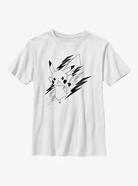 Pokemon Pikachu Lightning Youth T-Shirt