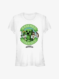 Minecraft Legends Friends & Allies Badge Girls T-Shirt