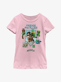 Minecraft Legends Friends & Allies Youth Girls T-Shirt