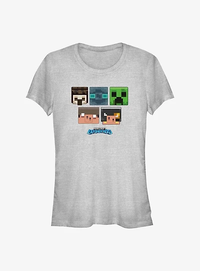 Minecraft Legends Mobs and Piglins Girls T-Shirt