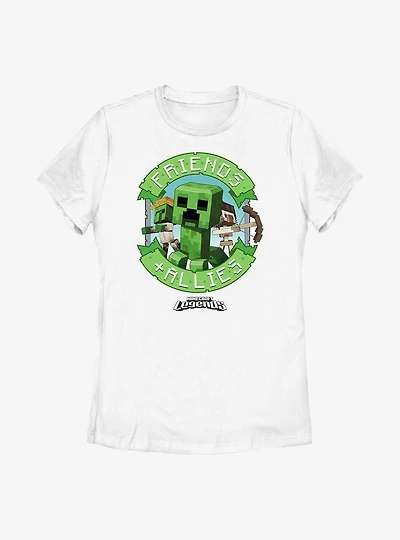 Minecraft Legends Friends & Allies Badge Womens T-Shirt