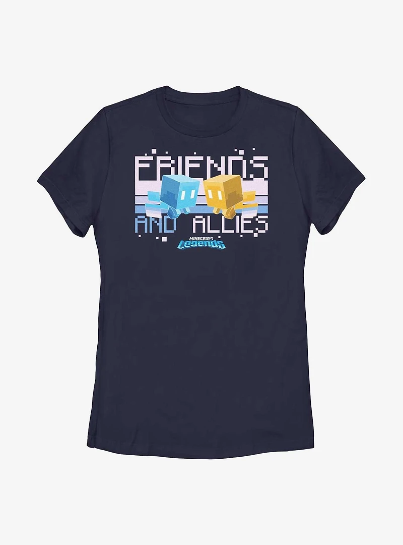 Minecraft Legends Friends And Allies Womens T-Shirt