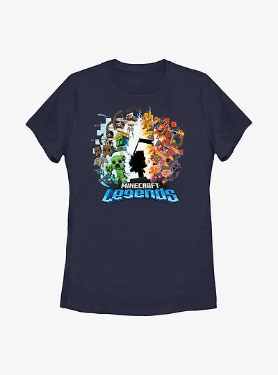 Minecraft Legends Hero Badge Womens T-Shirt