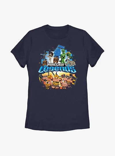 Minecraft Legends Overworld vs. Nether Womens T-Shirt
