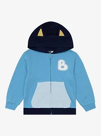 Bluey Figural Toddler Zippered Hoodie - BoxLunch Exclusive