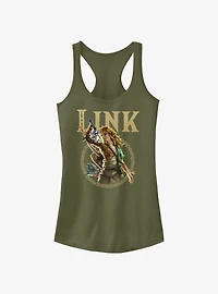 The Legend of Zelda: Tears of the Kingdom Link Badge Girls Tank