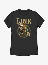 the Legend of Zelda: Tears Kingdom Link Badge Womens T-Shirt