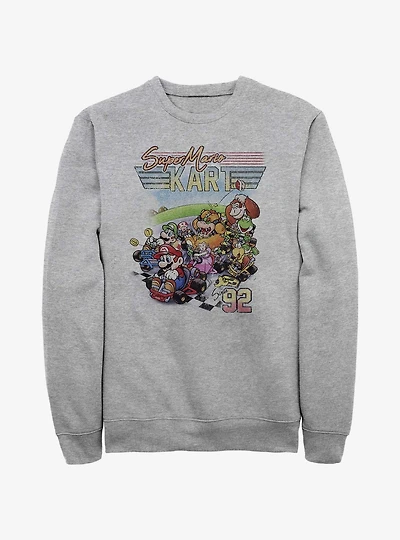 Nintendo Mario Kart 90's Retro Sweatshirt