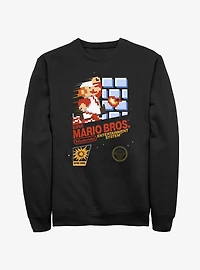 Nintendo Mario Super Bros Retro NES Sweatshirt