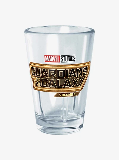 Marvel Guardians of the Galaxy Vol. 3 Logo Mini Glass